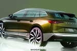 Škoda показала эскизы обновленных Enyaq и Enyaq Coupé: новый стиль и улучшенная аэродинамика